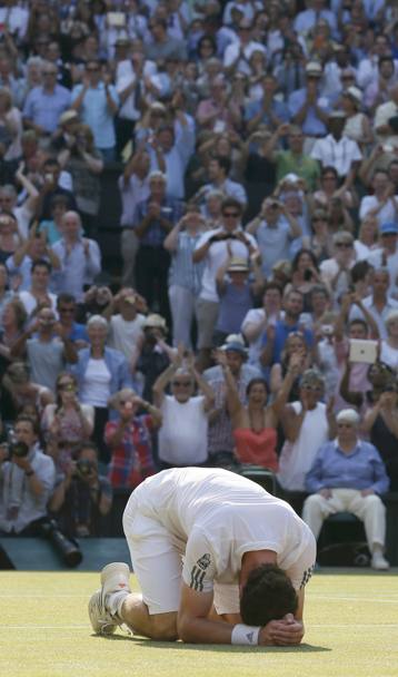 L&#39;ultimo punto vincente sull&#39;erba di Wimbledon:  il 7 luglio 2013 (Action Images)